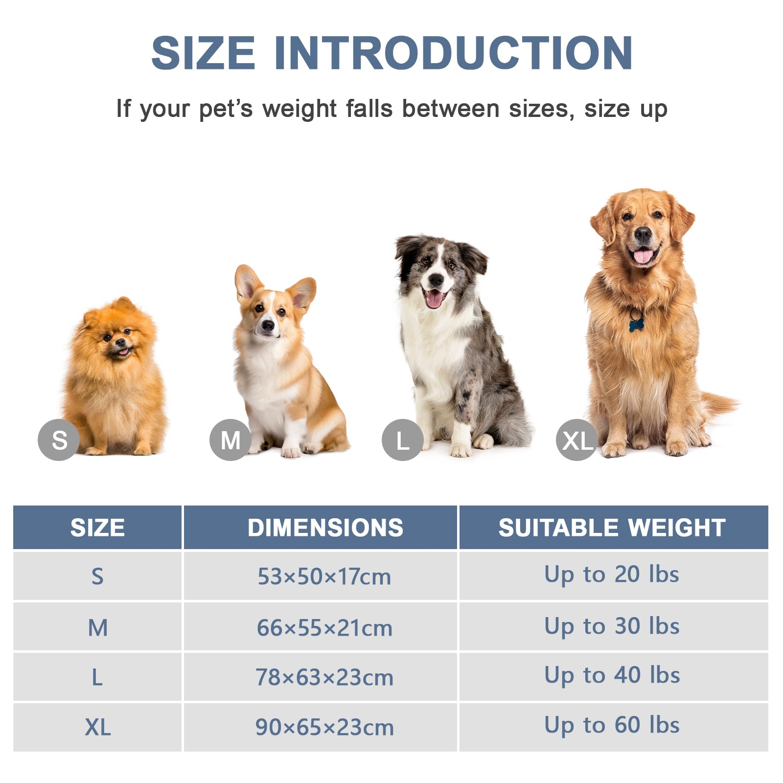 Cospaws Washable Dog Cave Bed – Hooded Anti-Anxiety Mat for French Bulldog (66x55cm)