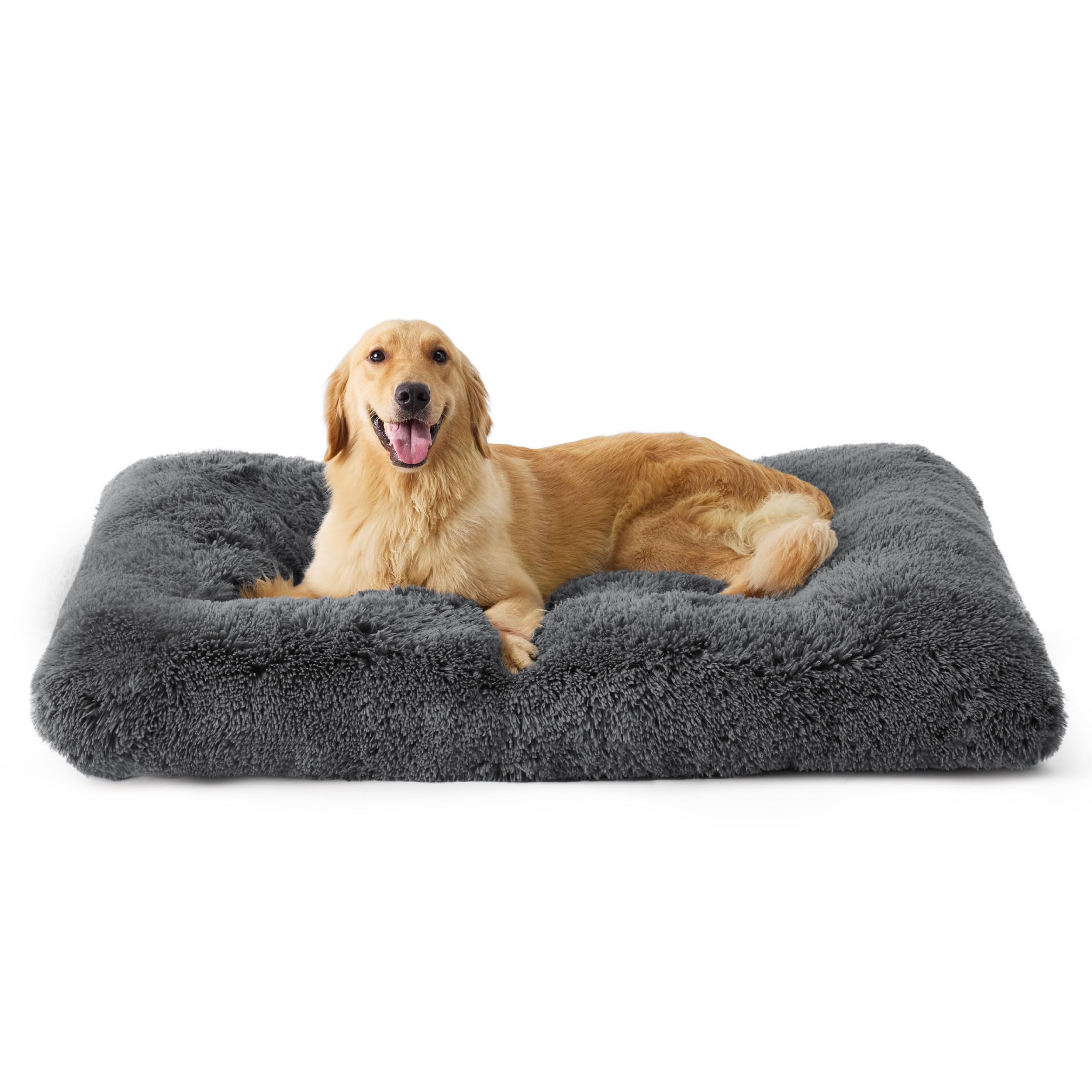 Cospaws XL Washable Crate Mattress – Fluffy Anti-Anxiety Cushion (104x69cm)