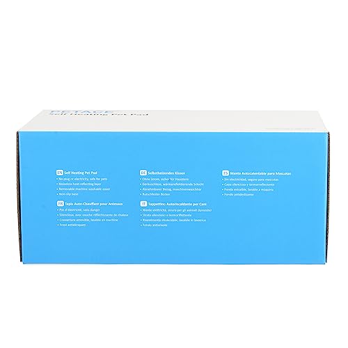 Cospaws Self-Heating Pet Pad – Washable White Thermal Blanket (60x45cm)