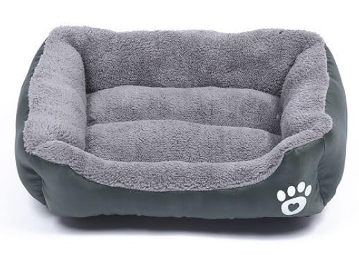 Cospaws Fluffy Anti-Anxiety Pet Bed – Washable Warm Grey Mat with Non-Slip Base