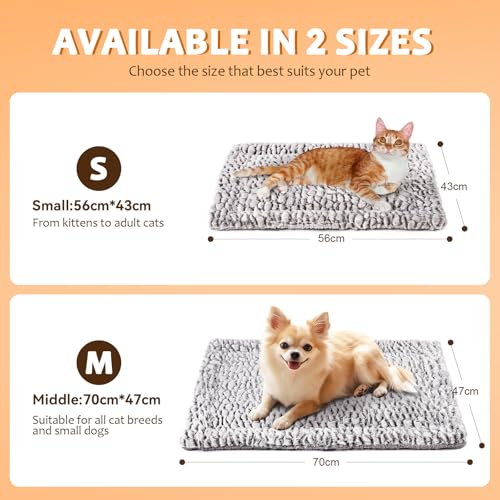 Cospaws Self Heating Pet Blanket – Washable Thermal Pad for Arthritis Relief (70x47cm)