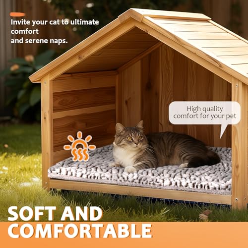 Cospaws Self Heating Pet Blanket – Washable Thermal Pad for Arthritis Relief (70x47cm)