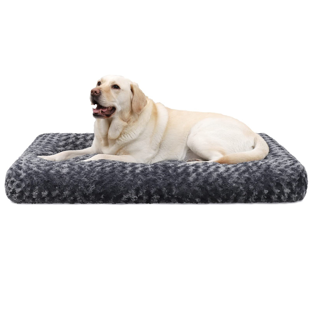 Cospaws Large Washable Dog Mat – Fluffy Anti-Anxiety Cushion (90x60cm)
