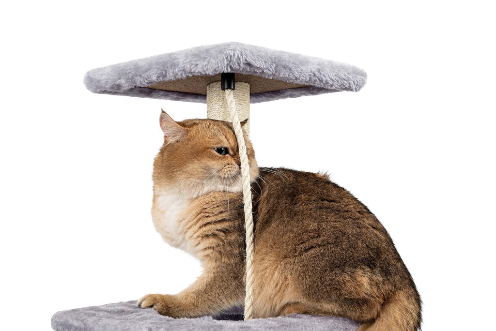 Cospaws 90cm Multi-Level Cat Tree – Stable Scratching Post Tower for Kittens