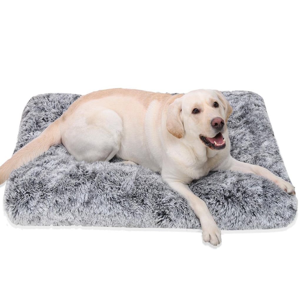 Cospaws Washable Dog Crate Mat – Fluffy Anti-Anxiety Cushion with Anti-Slip Base (75x50cm)