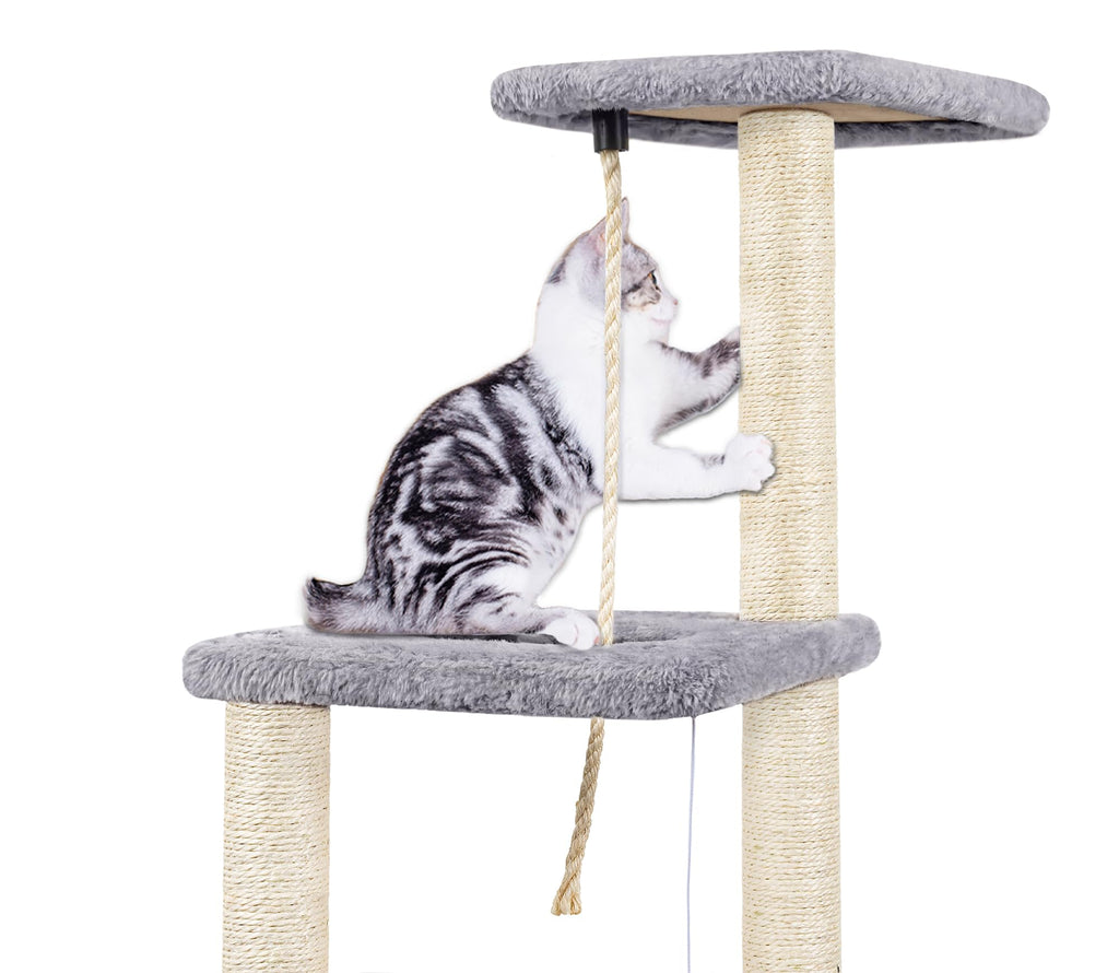 Cospaws 90cm Multi-Level Cat Tree – Stable Scratching Post Tower for Kittens
