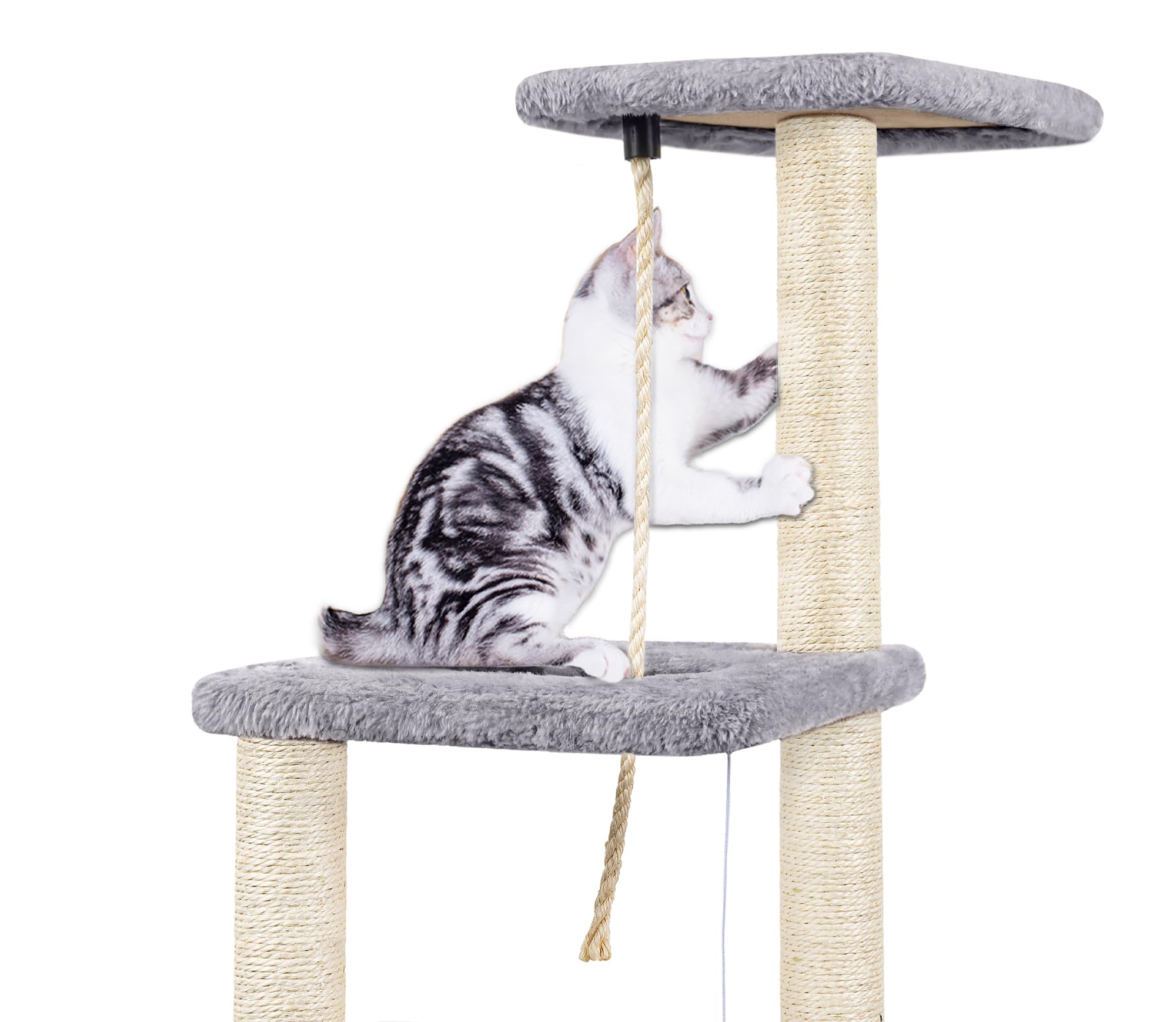 Cospaws 90cm Multi-Level Cat Tree – Stable Scratching Post Tower for Kittens