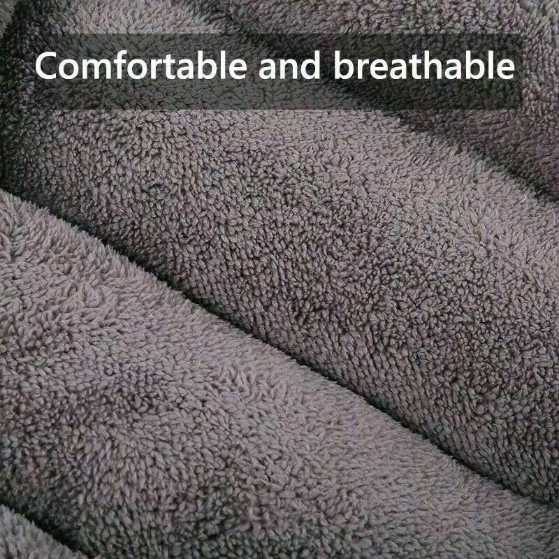 Cospaws Fluffy Anti-Anxiety Pet Bed – Washable Warm Grey Mat with Non-Slip Base
