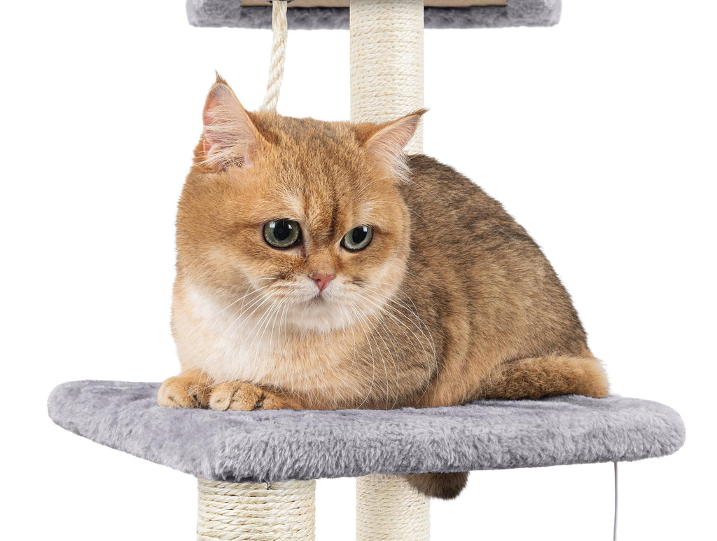 Cospaws 90cm Multi-Level Cat Tree – Stable Scratching Post Tower for Kittens